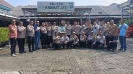 Halal Bi Halal sekaligus pelepasan purna tugas salah satu anggotanya, IPTU (Purn) H. Abdullah, pada Selasa (6/5/2025) pagi