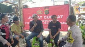 Polsek Pademangan Menggelar Kegiatan Jumat Curhat Bersama Warga Ancol