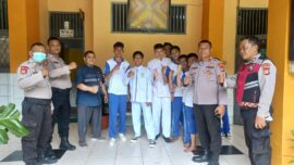 Unit Samapta Regu C Polsek Kramatjati melaksanakan kegiatan patroli dialogis dan sambang ke SMAN 93
