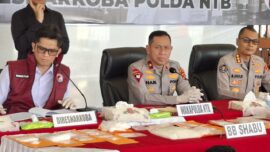 Polda NTB Ungkap 53 Kasus Narkoba: 85 Tersangka dan 8,6 Kg Barang Bukti Sabu