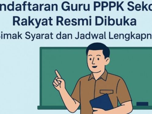 Pendaftaran Guru PPPK Sekolah Rakyat Resmi Dibuka, Simak Syarat dan Jadwal Lengkapnya