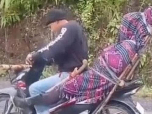 Jenazah Dibonceng Pakai Motor, Viral di Medsos