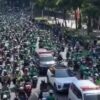 Affan Kurniawan Dimakamkan, Ribuan Ojol Tumpah Ruah di Jalanan Ibu Kota