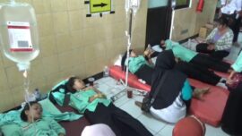 Puluhan Siswa SMKN 1 Sine Ngawi Diduga Keracunan Makanan Bergizi Gratis