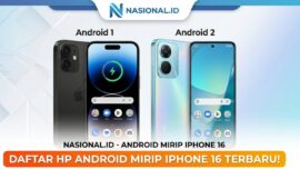 7 HP Android yang Mirip iPhone 16, Desain Mewah Mulai Harga 1 Jutaan!