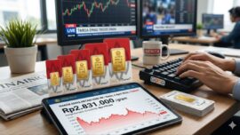 Harga Emas Antam Hari ini: Terjun Bebas ke Level Rp2,83 Juta per Gram