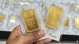 Harga Emas Antam Hari Ini 9 April: Anjlok Rp50 Ribu, Ini Tabel Harganya Rabu-Kamis