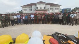Antisipasi El Nino, Tim Gabungan Rantau Pulung Gelar Apel Siaga dan Bentuk Tim Terpadu Karhutla 24 Jam