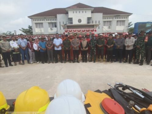 Antisipasi El Nino, Tim Gabungan Rantau Pulung Gelar Apel Siaga dan Bentuk Tim Terpadu Karhutla 24 Jam